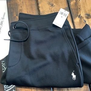 Polo by Ralph Lauren double knit mens black joggers brand new with tags.